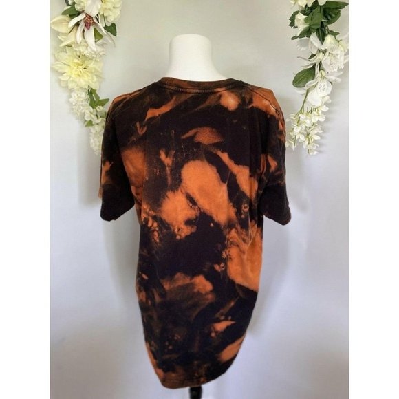 Friends The TV Series Black Orange Tie Dye T-Shirt - Picture 4 of 10